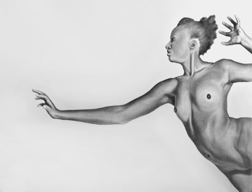 Leaping Woman
graphite/Coventry Rag paper    
39” x 50” unframed
© 2013